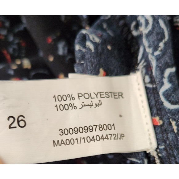 Nuon Women's size 26 Floral Wide Leg Casual Workwear Trouser Pant - Picture 8 of 9